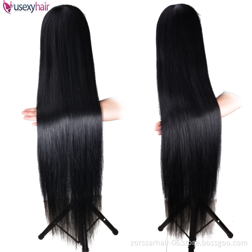 Top Huality Remy hair HD Virgin Human Hair 100% Unprocessed Deep Wave HD Lace Frontal Wig Factory